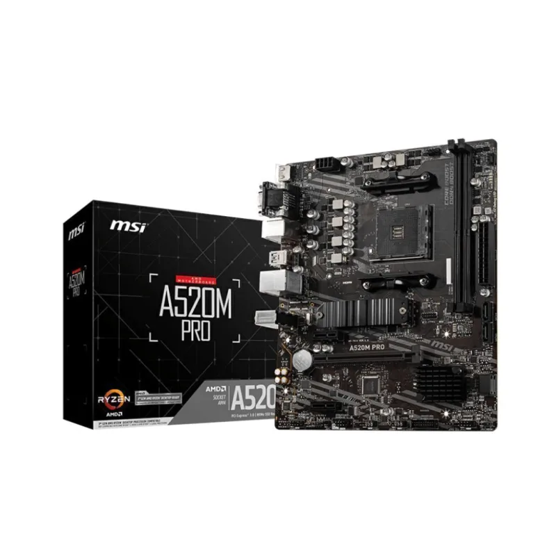 Placa Madre MSI A520M-A PRO AM4 — Componentes PC, Sevelin Arica