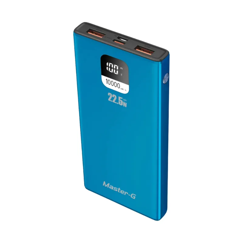 Batería Externa Power Bank Master-G 10.000 mAh 22.5W Power Delivery — Energía Portátil, Sevelin Arica