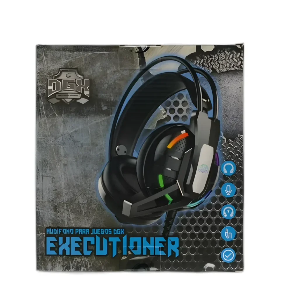Audífono Gamer Executiner DGX – LED + USB + 3.5 mm — Audio, Sevelin Arica