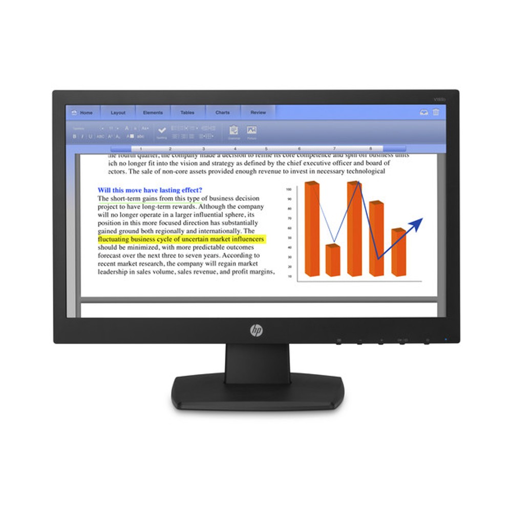 Monitor HP 19" V193b Reacondicionado — Monitores, Sevelin Arica